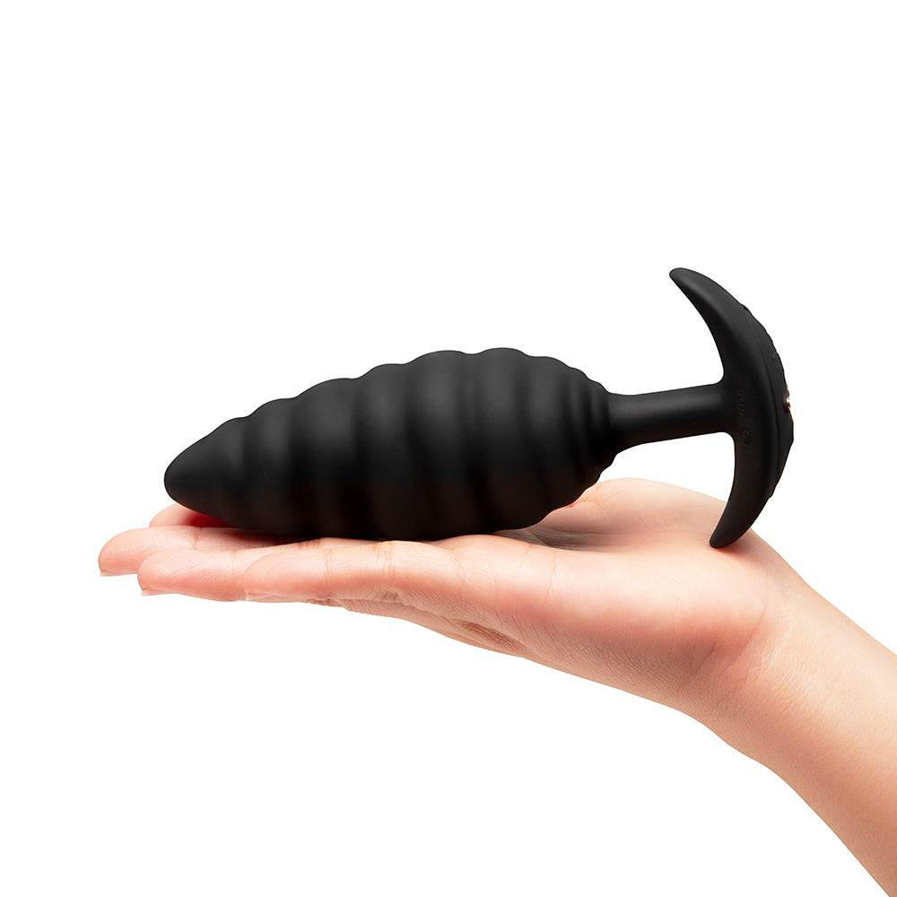b-Vibe Twist Texture Plug - Black