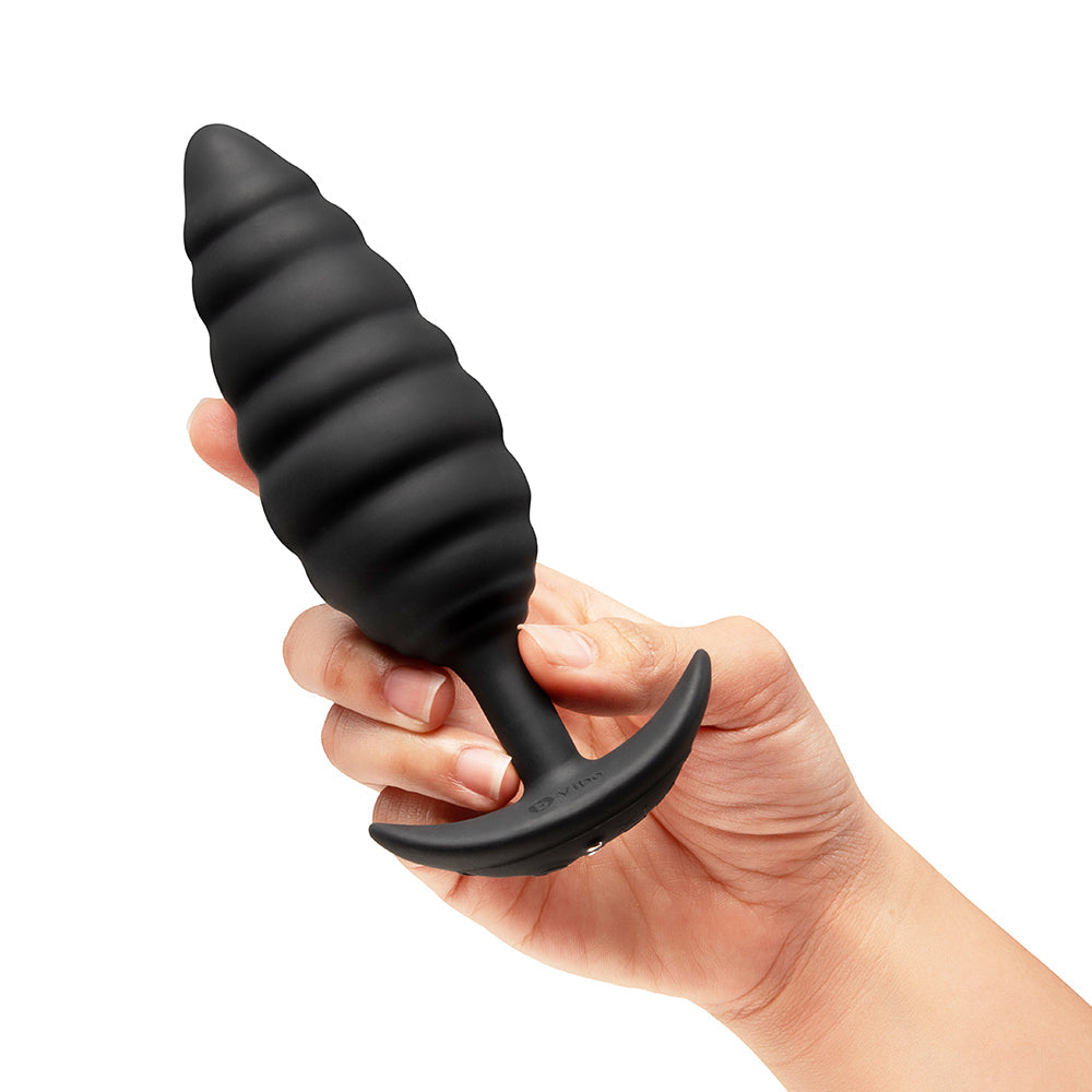 b-Vibe Twist Texture Plug - Black