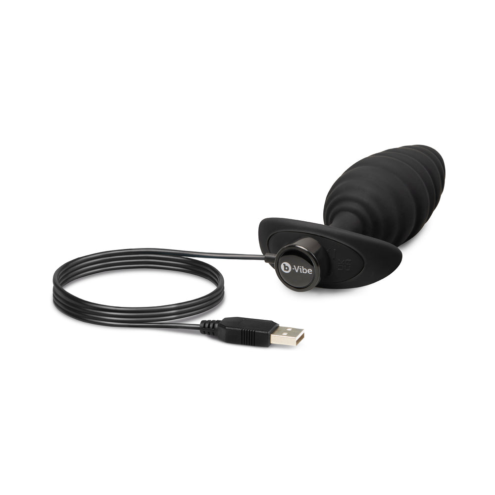 b-Vibe Twist Texture Plug - Black