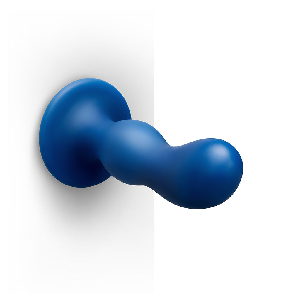 b-Vibe Milk 8.5 Inch Curved XXL Anal Trainer with Tapered Tip and Suction Cup