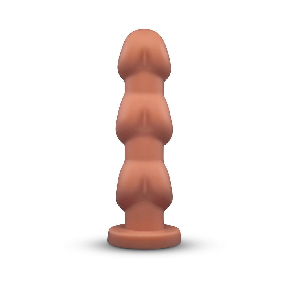 b-Vibe Headz 10.5 Inch Multi-Bulb XXL Dildo with Flared Base