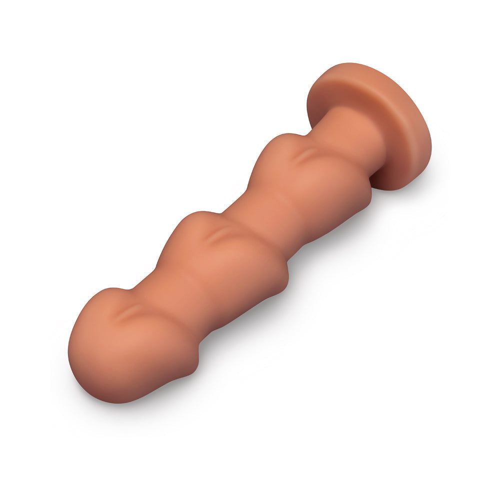 b-Vibe Headz 10.5 Inch Multi-Bulb XXL Dildo with Flared Base
