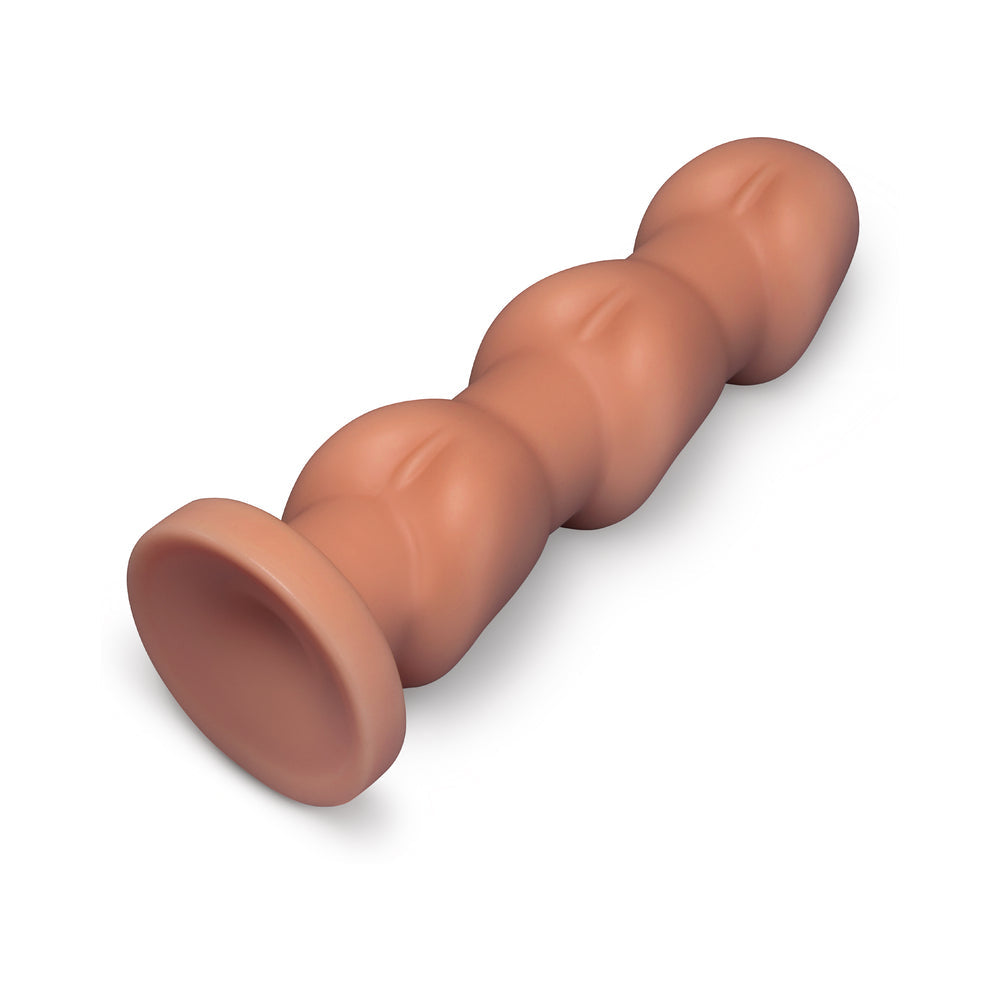 b-Vibe Headz 10.5 Inch Multi-Bulb XXL Dildo with Flared Base