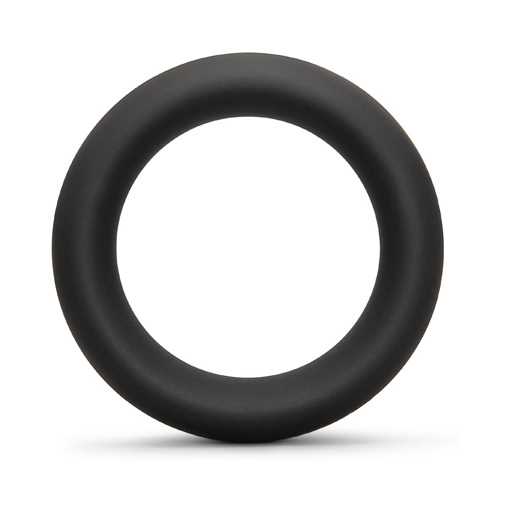 b-Vibe Snug Ring 40 mm Soft Stretch Silicone Secure Fit Cock Ring - Black
