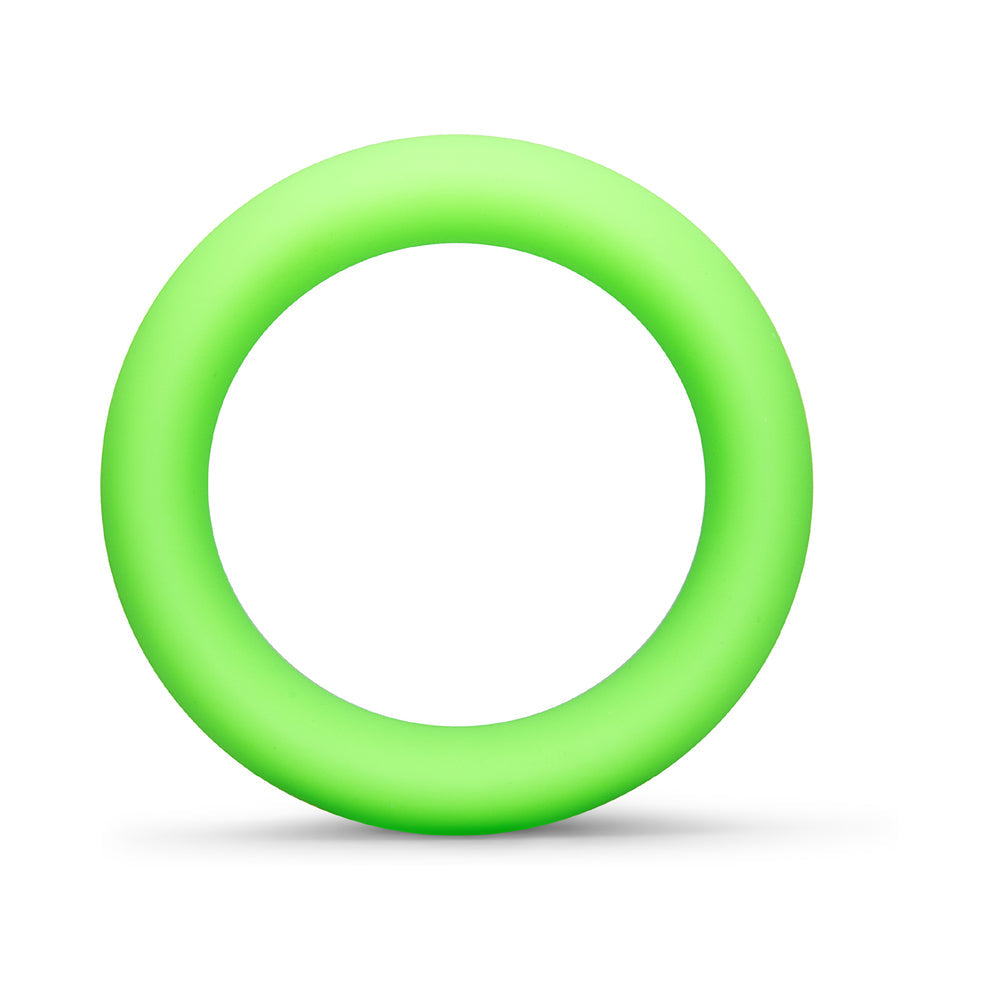 b-Vibe Snug Ring 45 mm Soft Stretch Silicone Secure Fit Cock Ring - Green