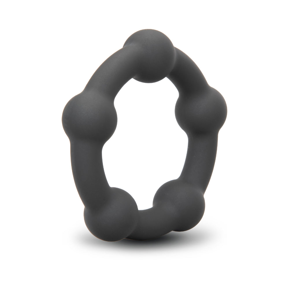 b-Vibe Snug Ring Orbit Soft Stretch Silicone Secure Fit Nubby Cock Ring
