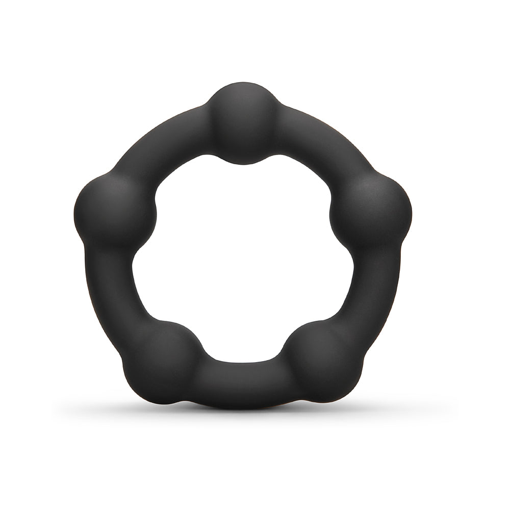 b-Vibe Snug Ring Orbit Soft Stretch Silicone Secure Fit Nubby Cock Ring