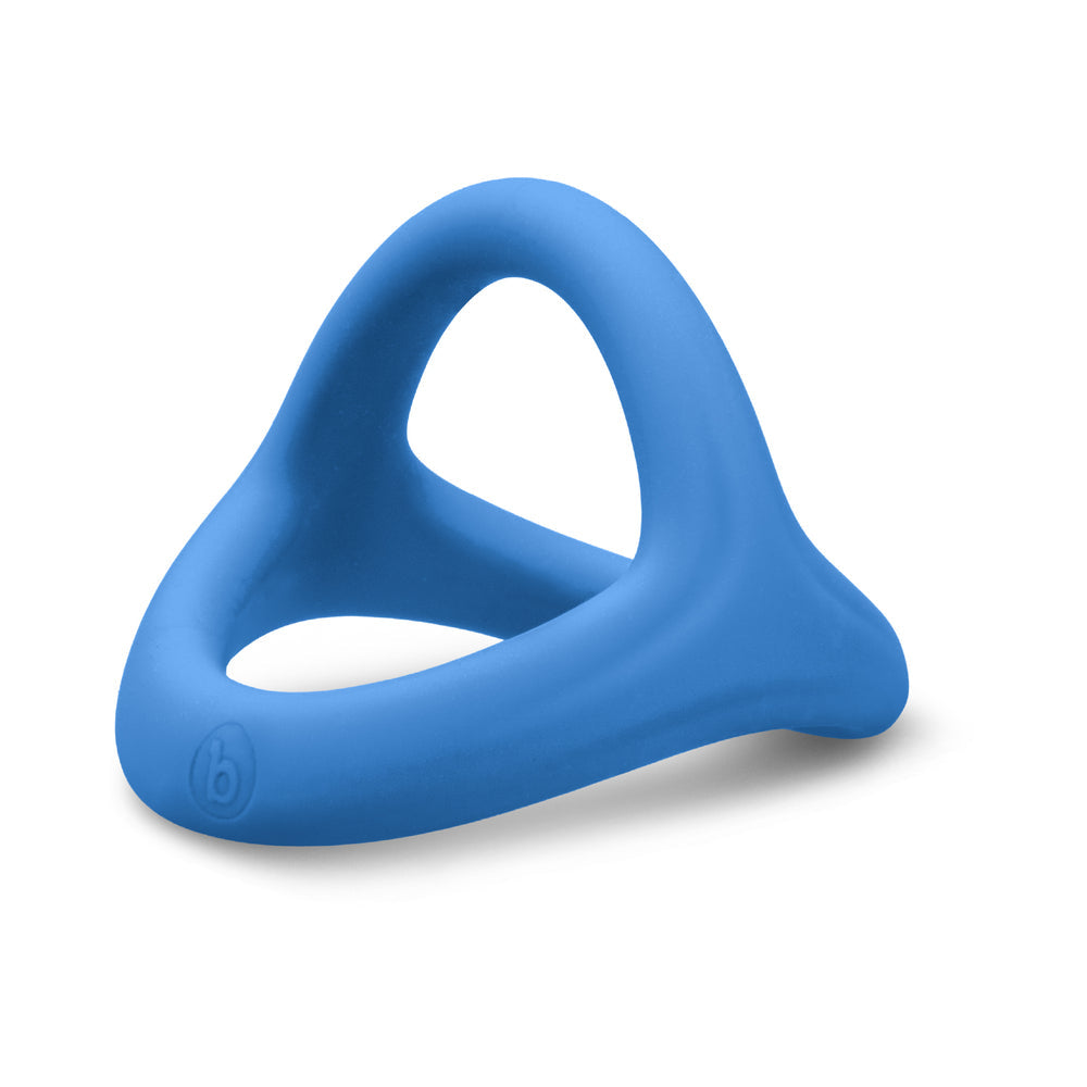 b-Vibe Snug Ring Tri-Sling Soft Stretch Silicone Cock-and-Ball Sling
