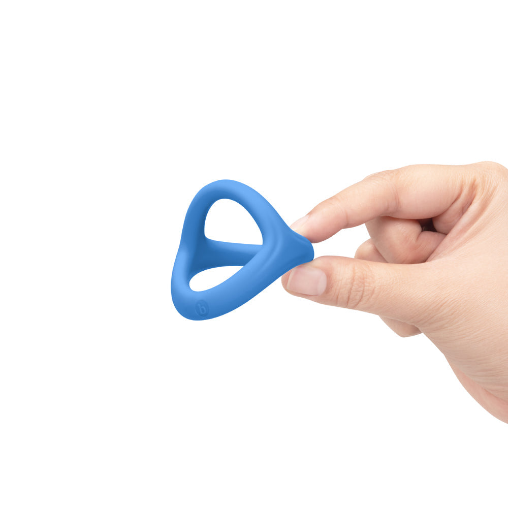 b-Vibe Snug Ring Tri-Sling Soft Stretch Silicone Cock-and-Ball Sling