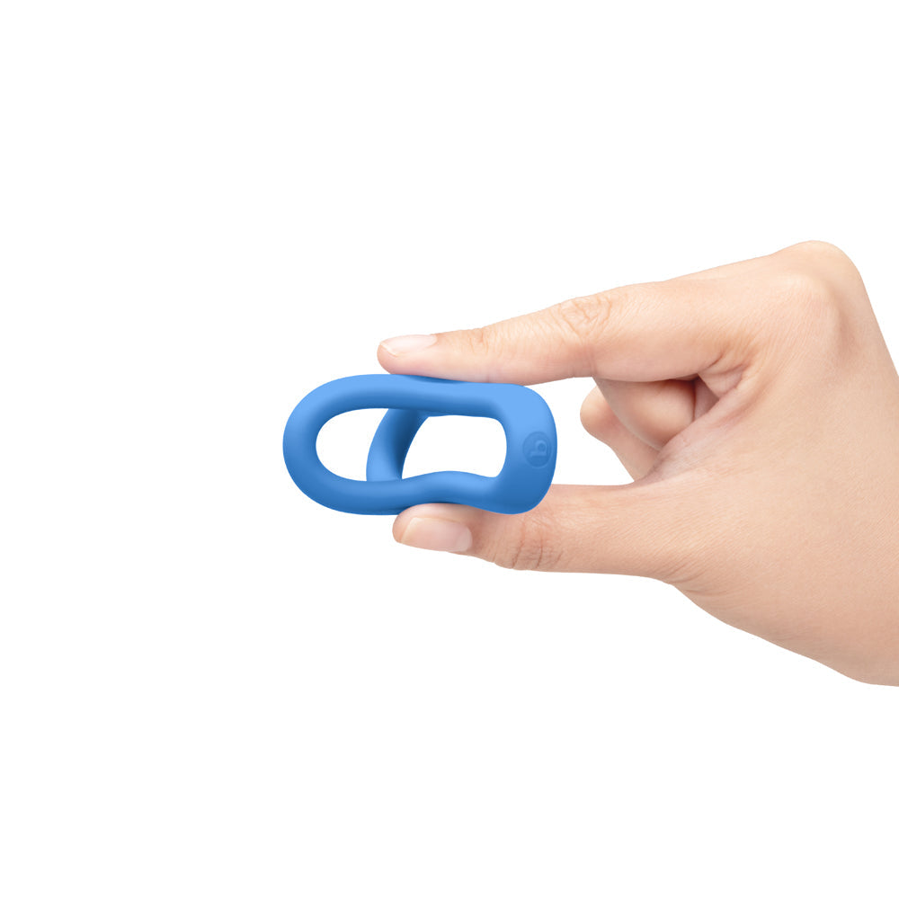 b-Vibe Snug Ring Tri-Sling Soft Stretch Silicone Cock-and-Ball Sling
