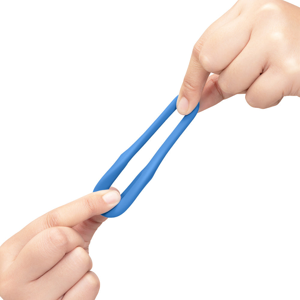 b-Vibe Snug Ring Tri-Sling Soft Stretch Silicone Cock-and-Ball Sling