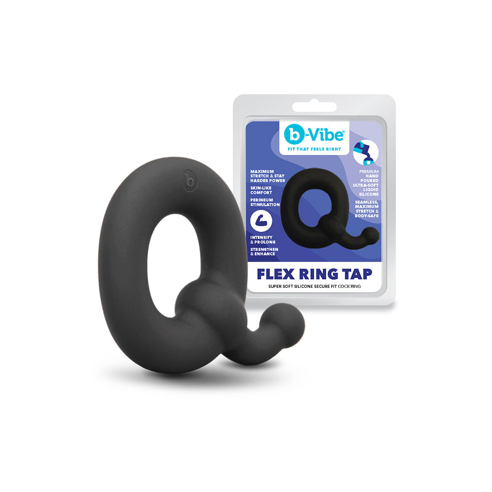 b-Vibe Flex Ring Tap Super Soft Silicone Secure Fit Cock Ring