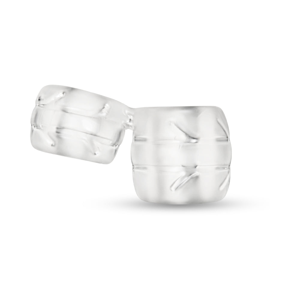 b-Vibe Stretch-Tech Double Barrel Flexible Secure Fit Cock Ring