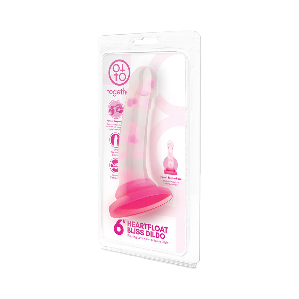 Together 6" Heartfloat Bliss Dildo - Pink