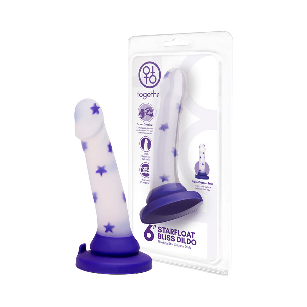 Together 6" Starfloat Bliss Dildo - Purple