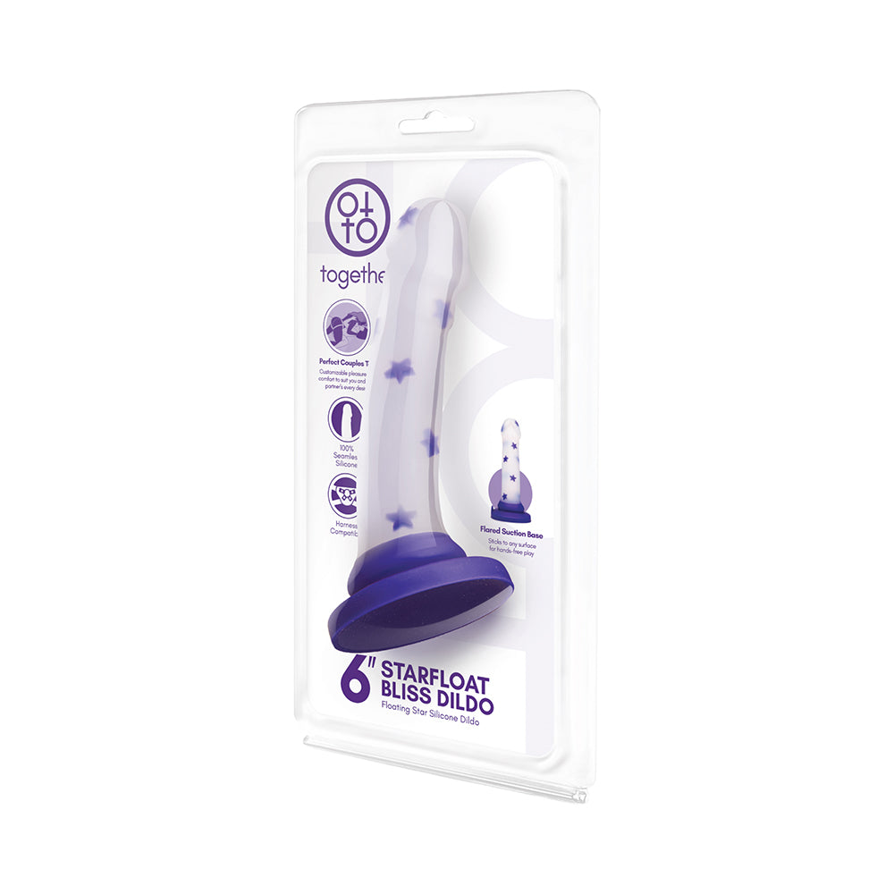 Together 6" Starfloat Bliss Dildo - Purple