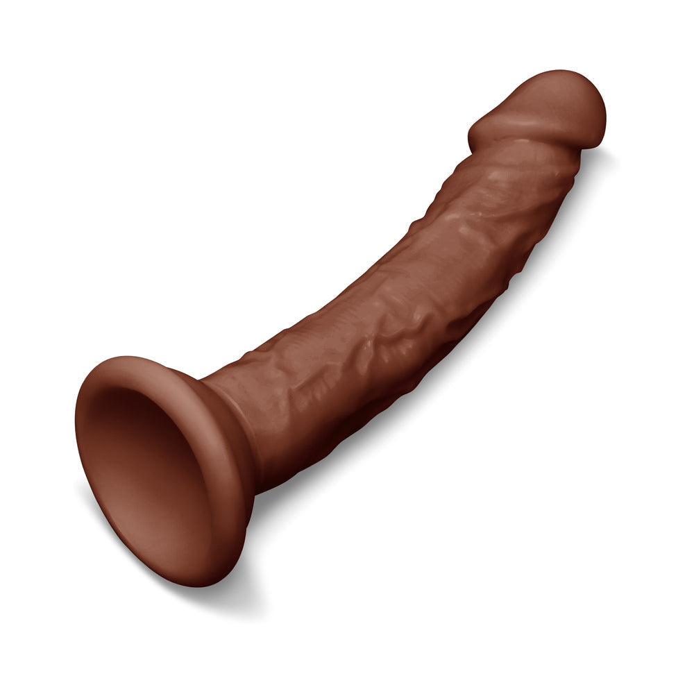 Together 6.75" Realistic Dildo - Dark