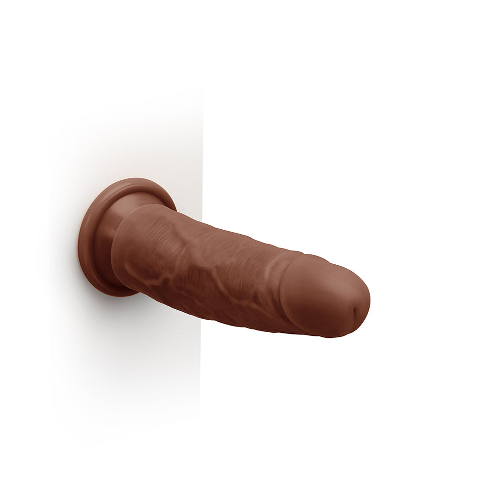 Together 7.75" Realistic Dildo - Dark