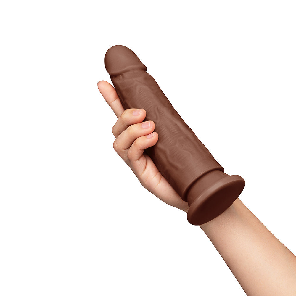 Together 7.75" Realistic Dildo - Dark