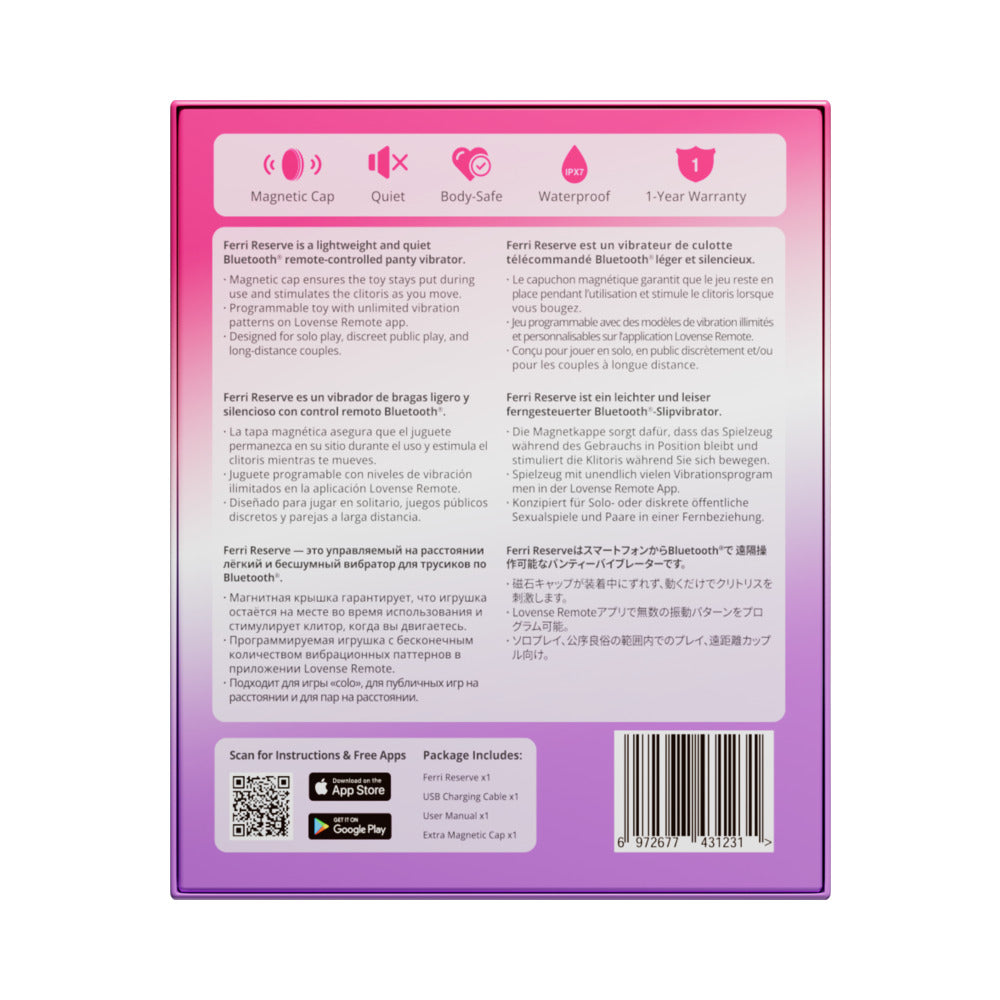 $=Lovense Ferri Reserve Panty Vibe Special Edition - Lavender