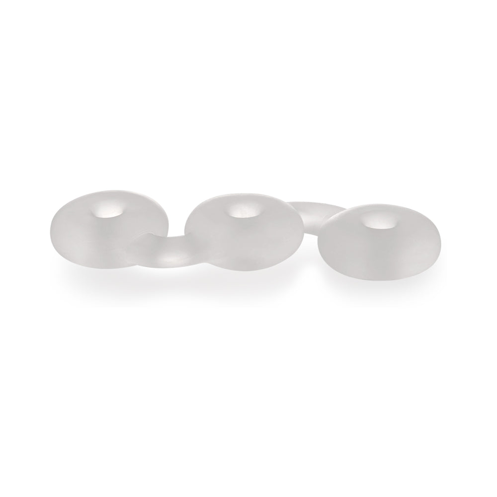 Perfect Fit Triple Donut Ring - Clear