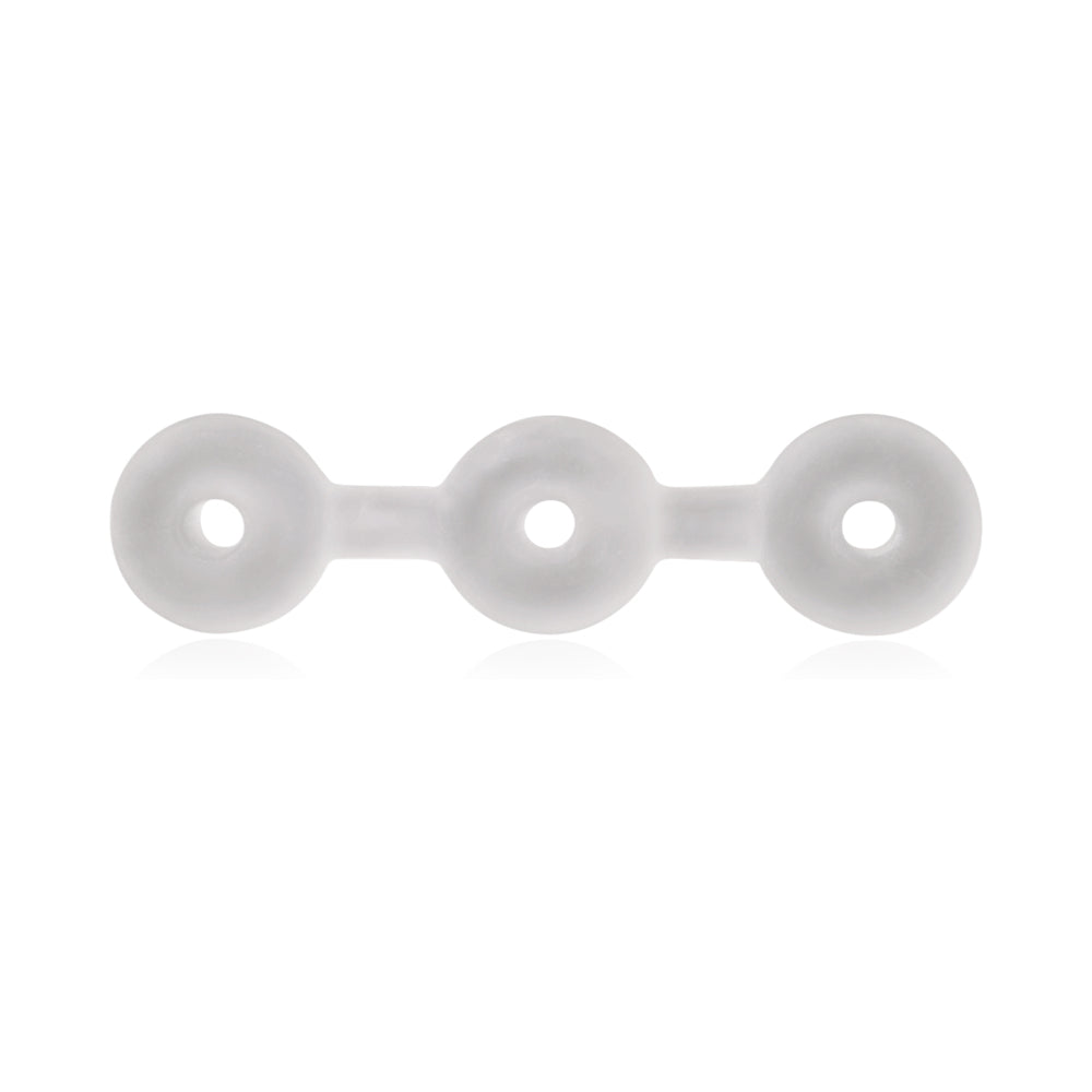 Perfect Fit Triple Donut Ring - Clear