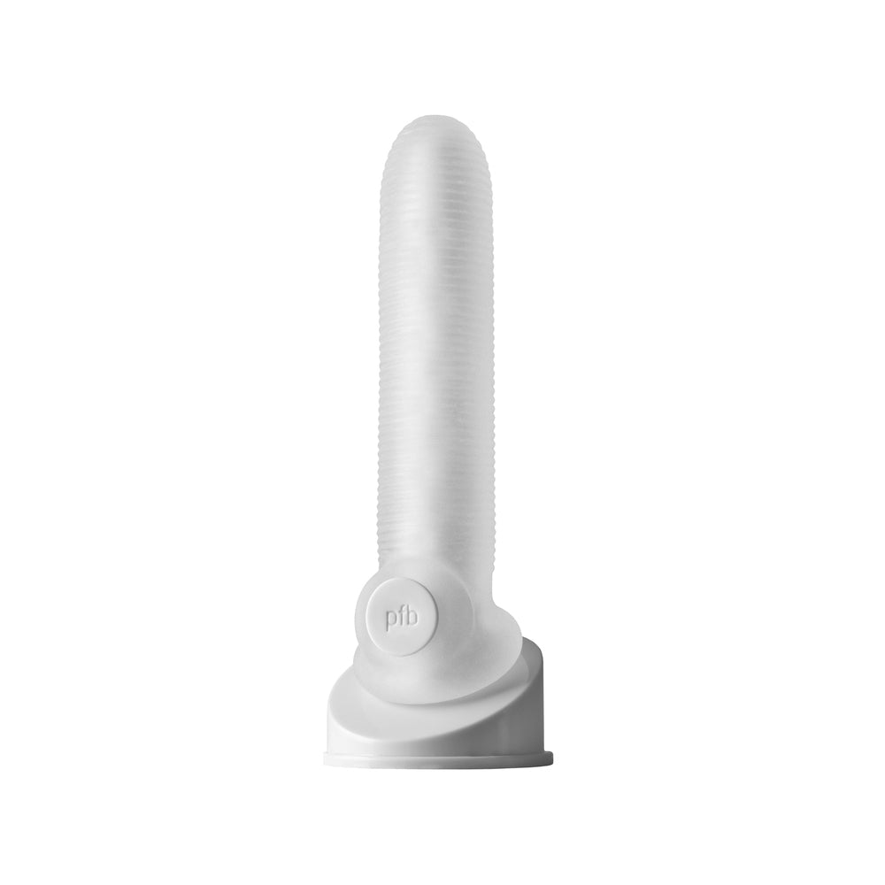 Perfect Fit Fat Boy Micro Ribbed Sheath 7.5" - Clear