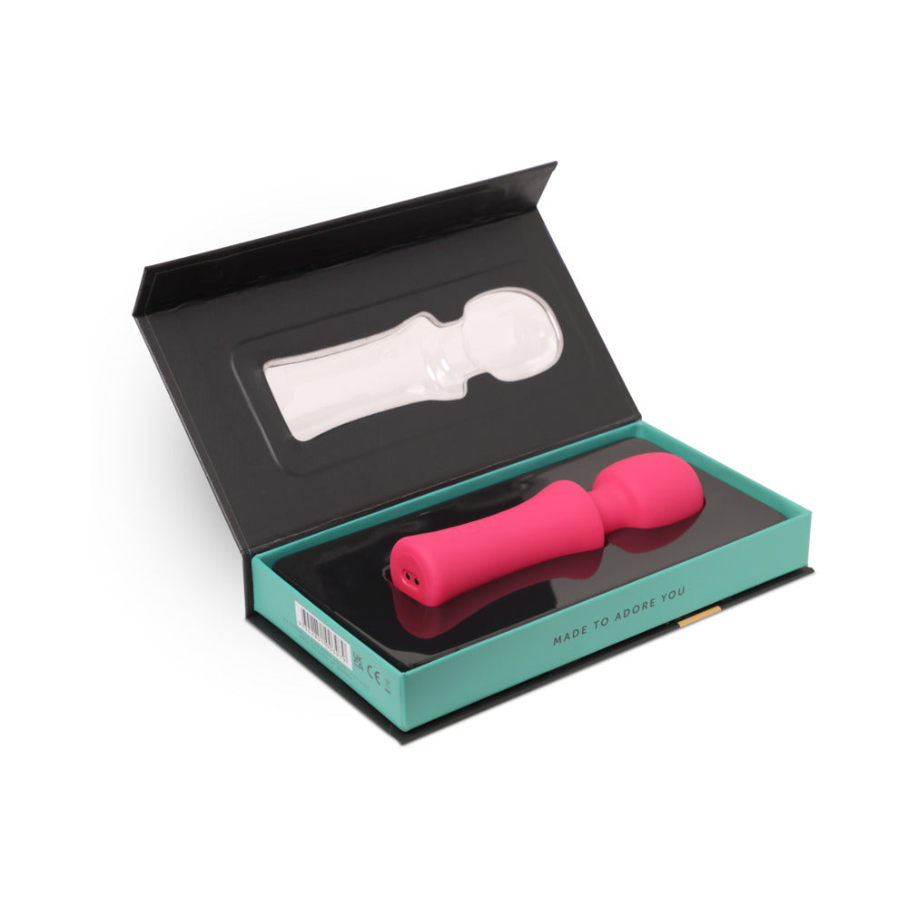 Nu Sensuelle Adore XLR8 Wand with Heat-Hot Pink