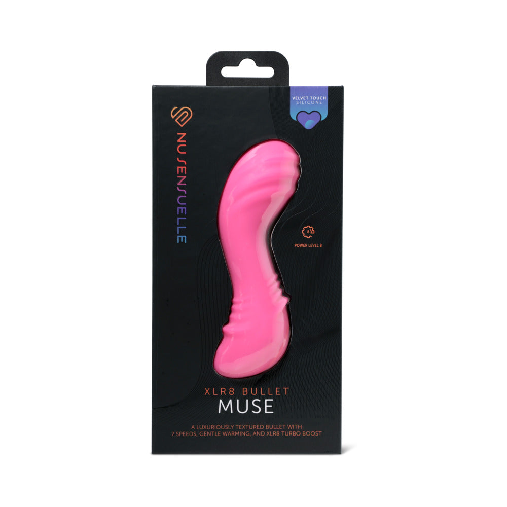 Nu Sensuelle Muse XLR8 Bullet with Heat-Pink