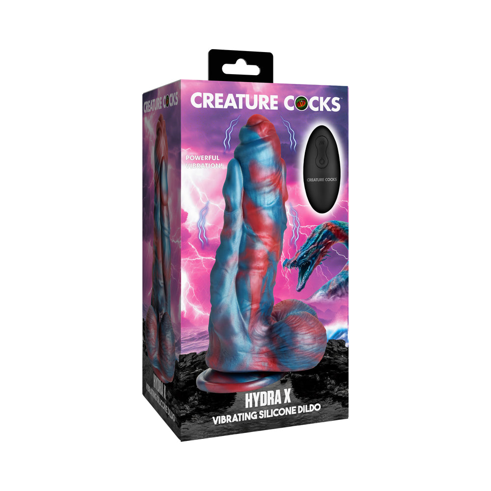 Creature Cocks Hydra Vibrating Silicone Dildo