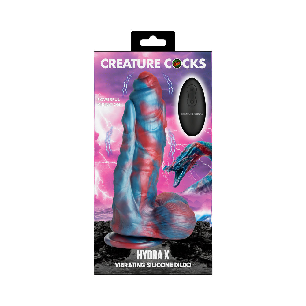 Creature Cocks Hydra Vibrating Silicone Dildo