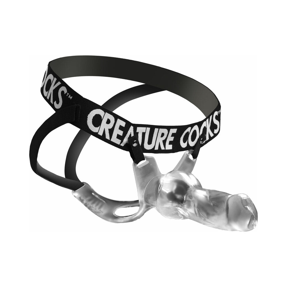 Creature Cocks Snow Wolf Hollow Strap-On w/Harness