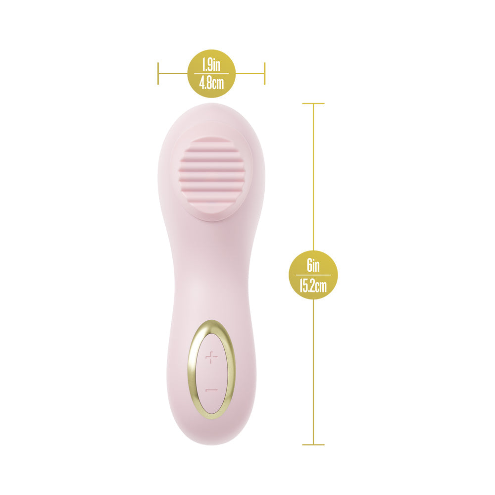 Blush Dahlia Rotating Stimulating Personal Massager - Pink