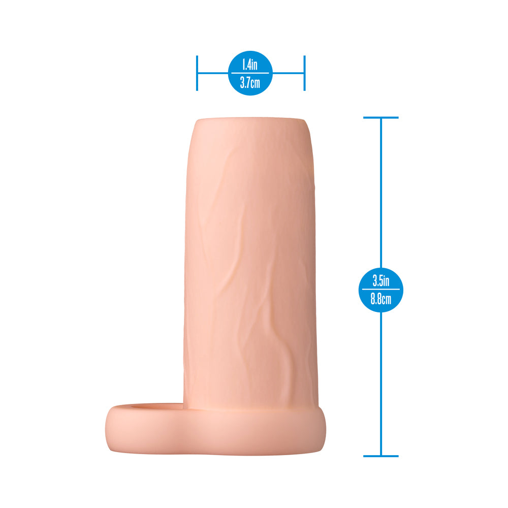 Blush Performance 3.5" Enhancement Sleeve - Beige