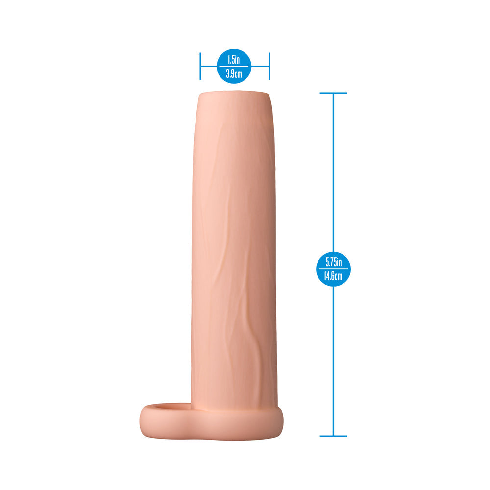 Blush Performance 5.75" Enhancement Sleeve - Beige
