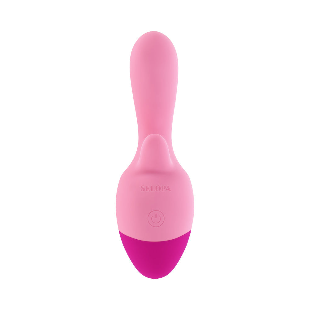 Selopa Game On Rechargeable Three Point Vibrator - Pink