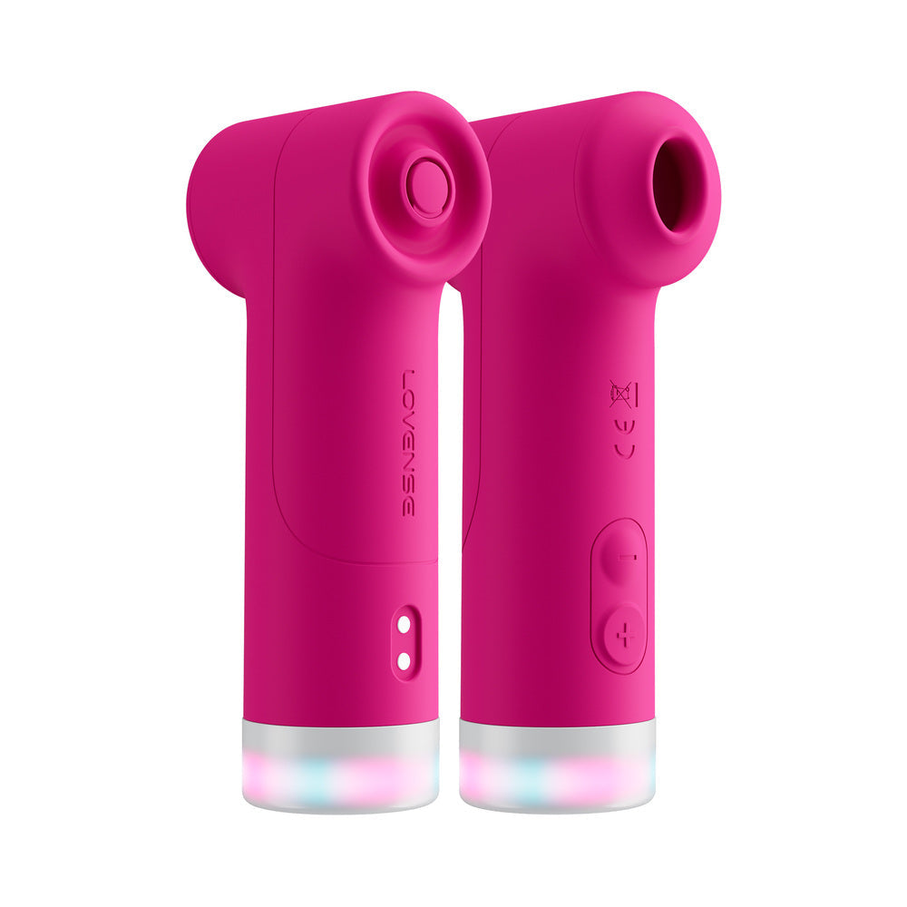 Lovense Fizz Dual-Head Clitoral Vibrator w/Suction & Tapping