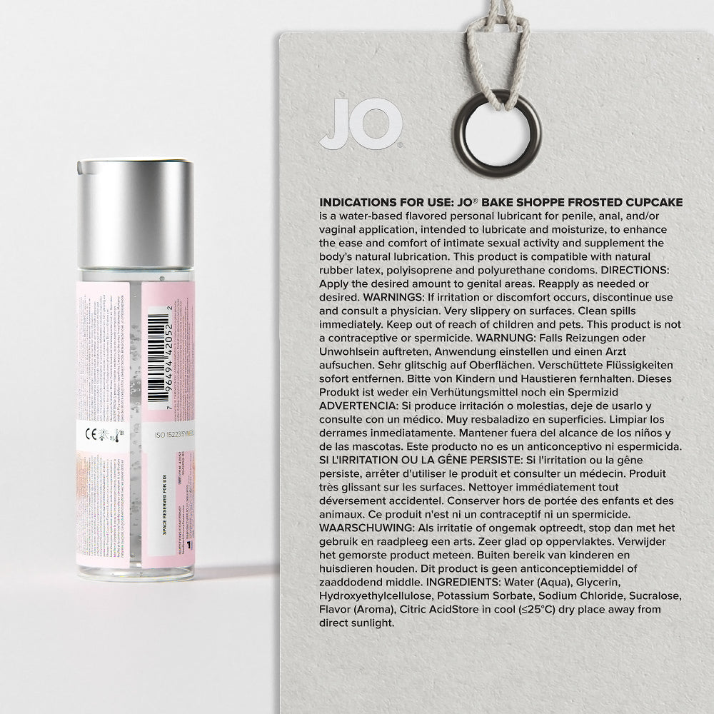 JO Bake Shoppe Frosted Cupcake Lubricant - 2 oz