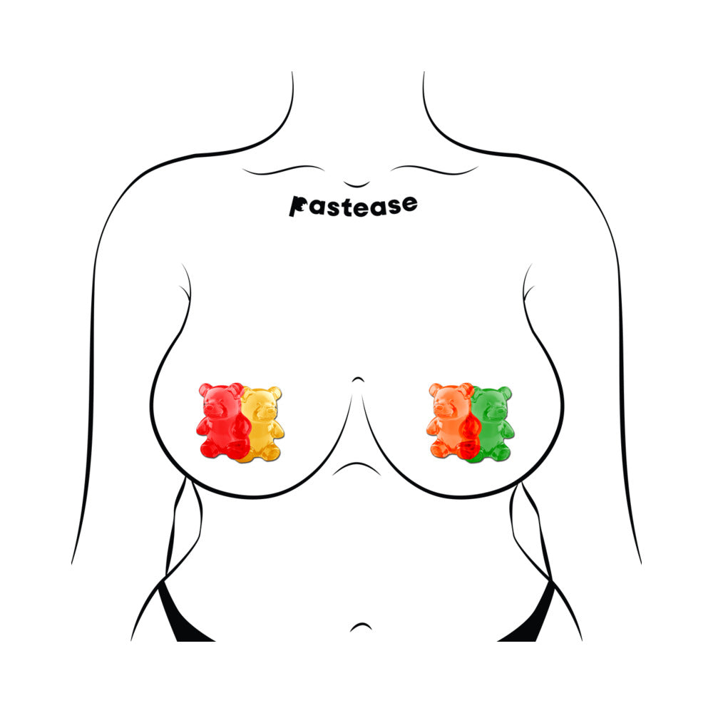 Pastease Gummy Bears - Multi-Color O/S