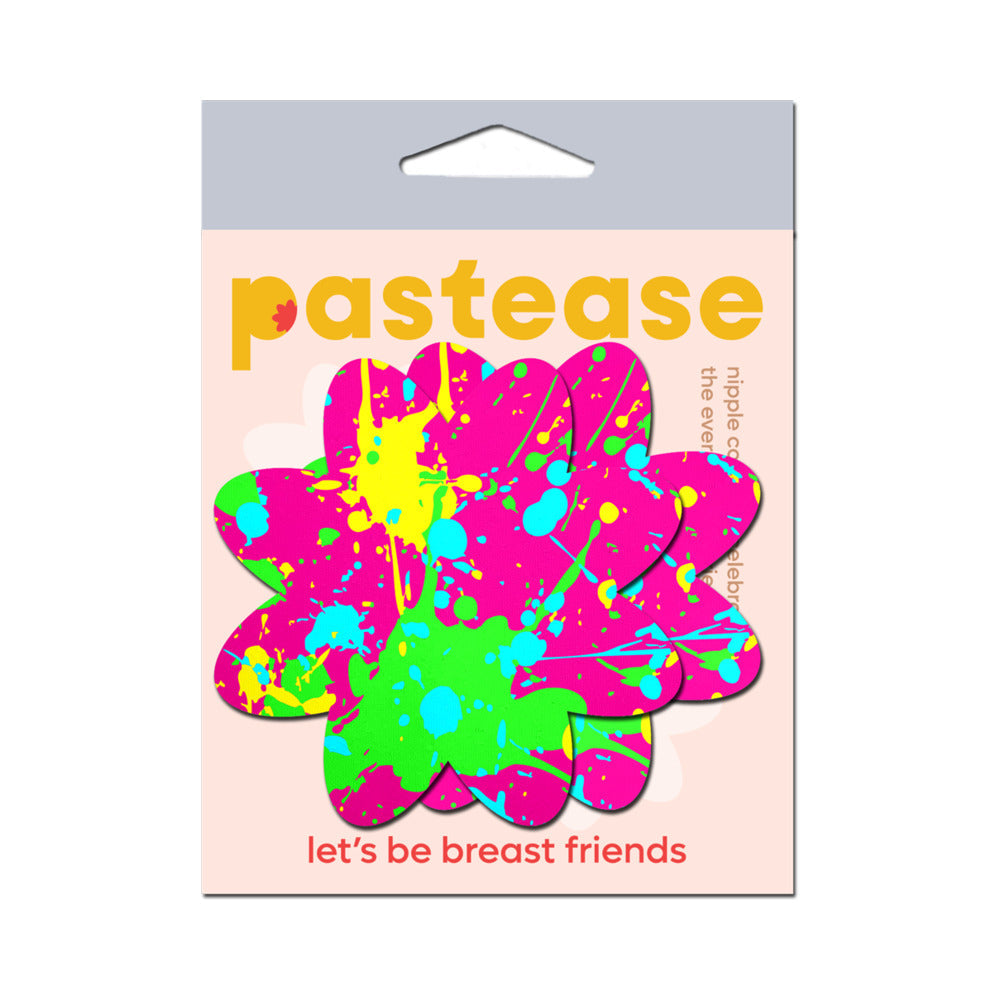 Pastease Neon Graffiti Paint Splatter - Pink O/S