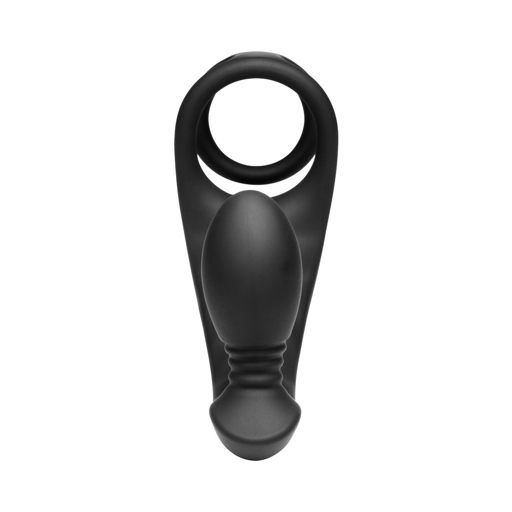 Curve Toys Jock Enhancers Triple Rush Vibrating C-Ring & Anal Plug w/Remote