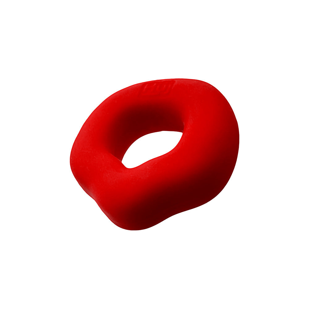 Hunky Junk Fit Grips 2 Pack Ergo-Fit Cockrings - Black/Red