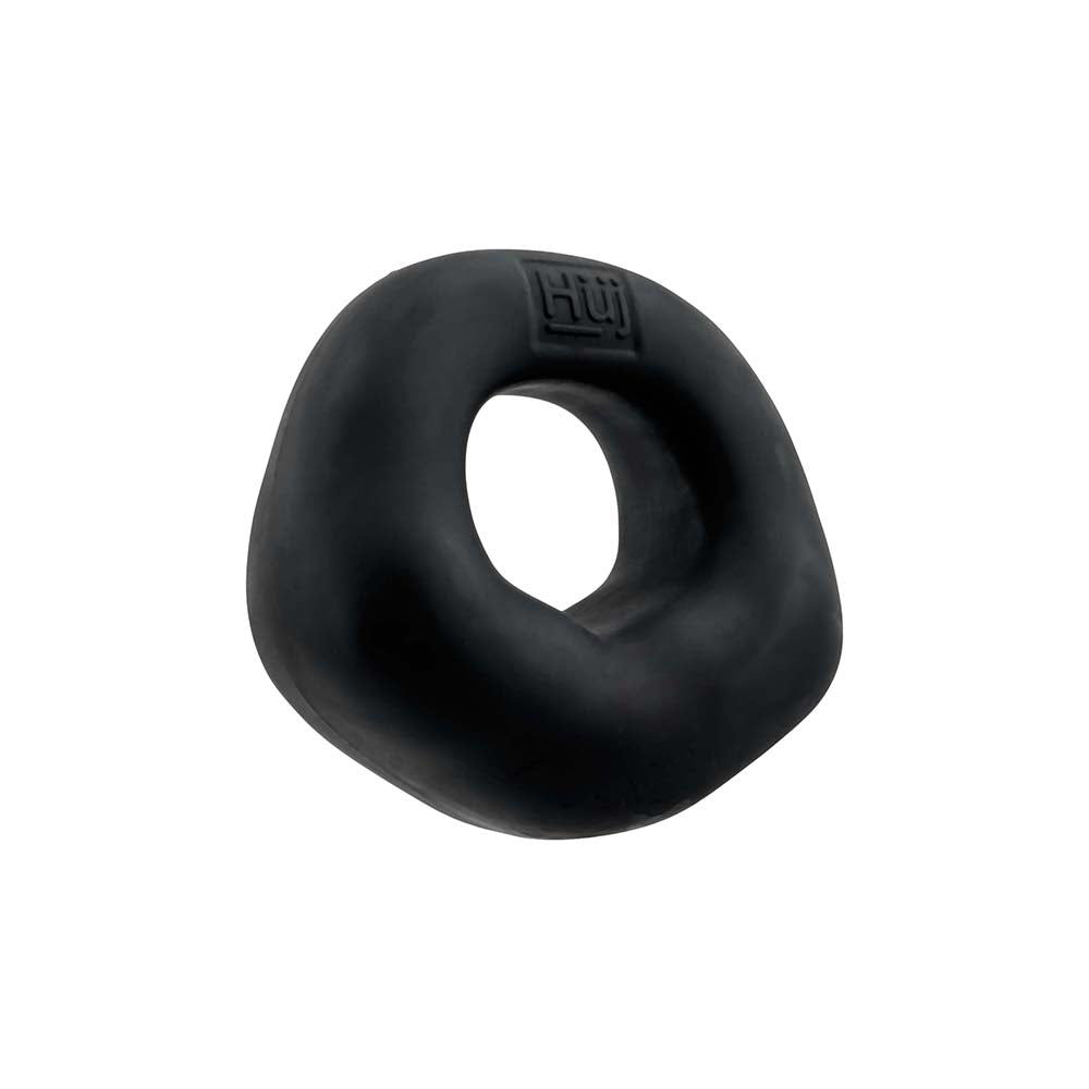 Hunky Junk Fit Bulge Hung-Style Cockring - Black Fog