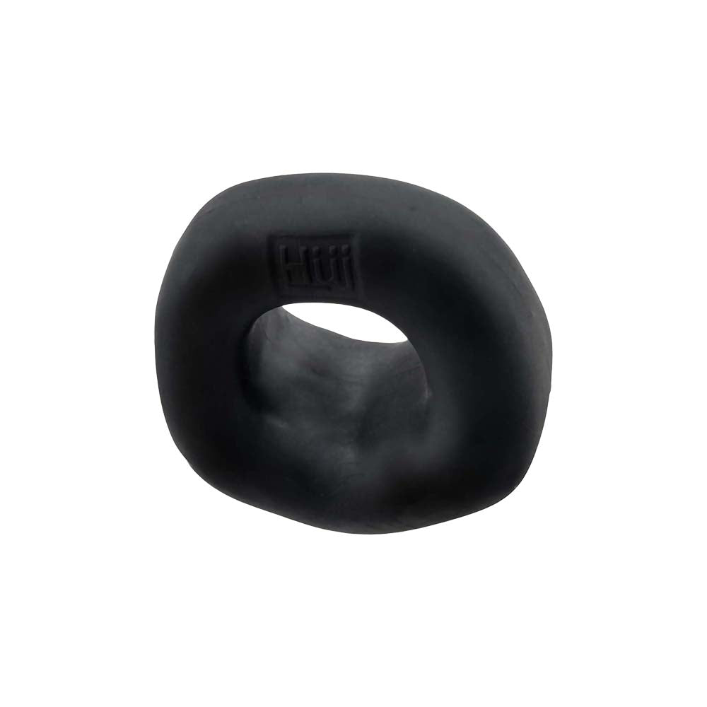 Hunky Junk Fit Bulge Hung-Style Cockring - Black Fog