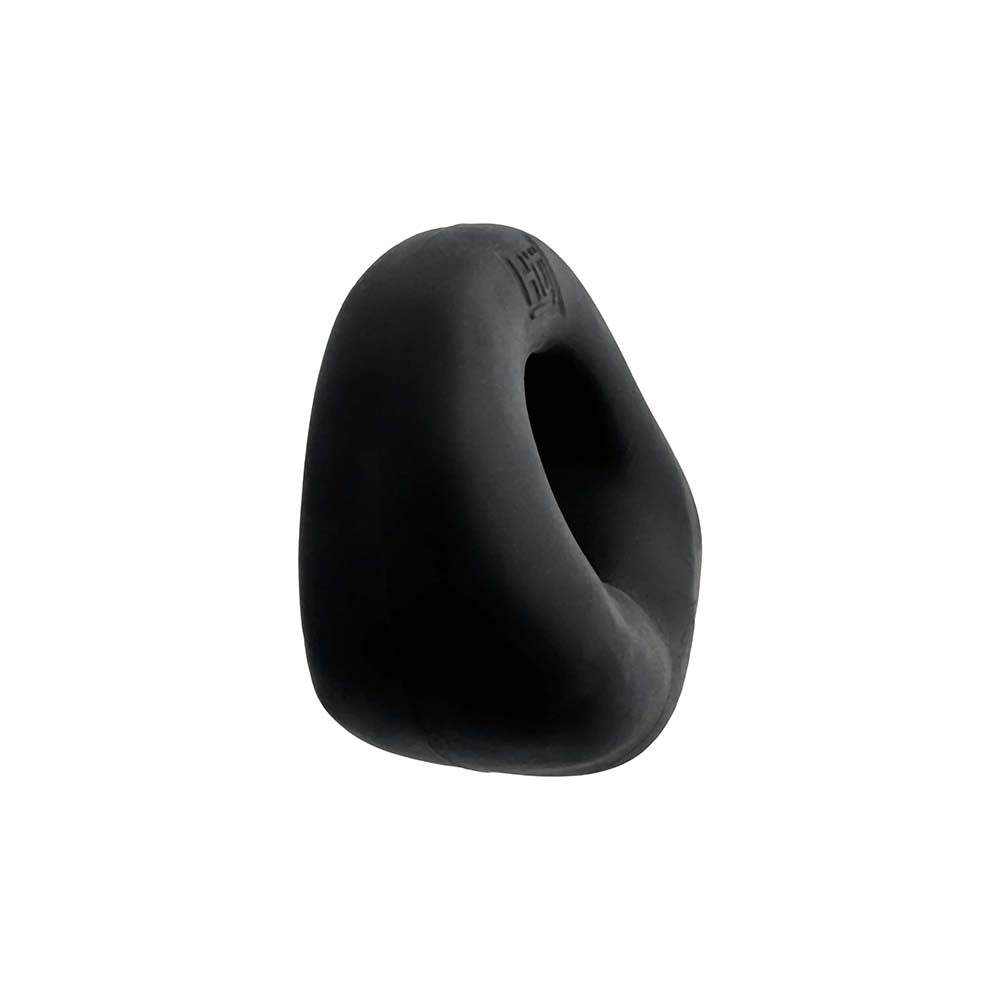 Hunky Junk Fit Bulge Hung-Style Cockring - Black Fog