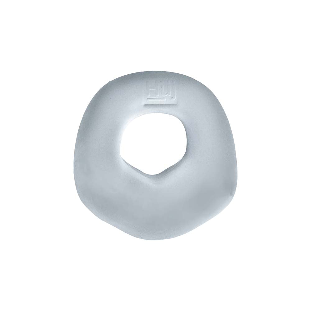 Hunky Junk Fit Bulge Hung-Style Cockring - Clear Steam