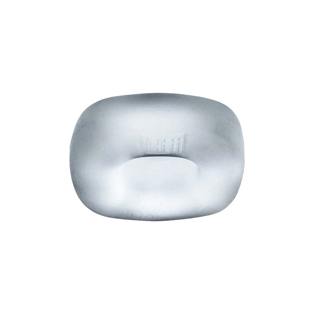 Hunky Junk Fit Bulge Hung-Style Cockring - Clear Steam