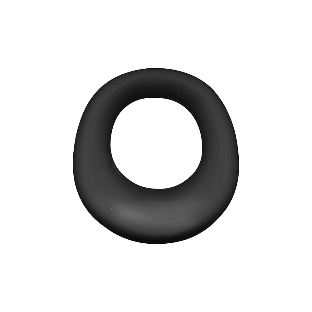 Hunky Junk Expander Slimmer Scoop Cockring - Black Fog