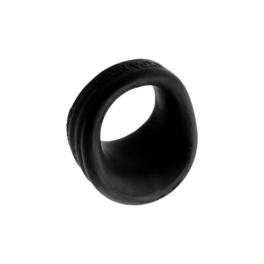 Hunky Junk Expander Slimmer Scoop Cockring - Black Fog