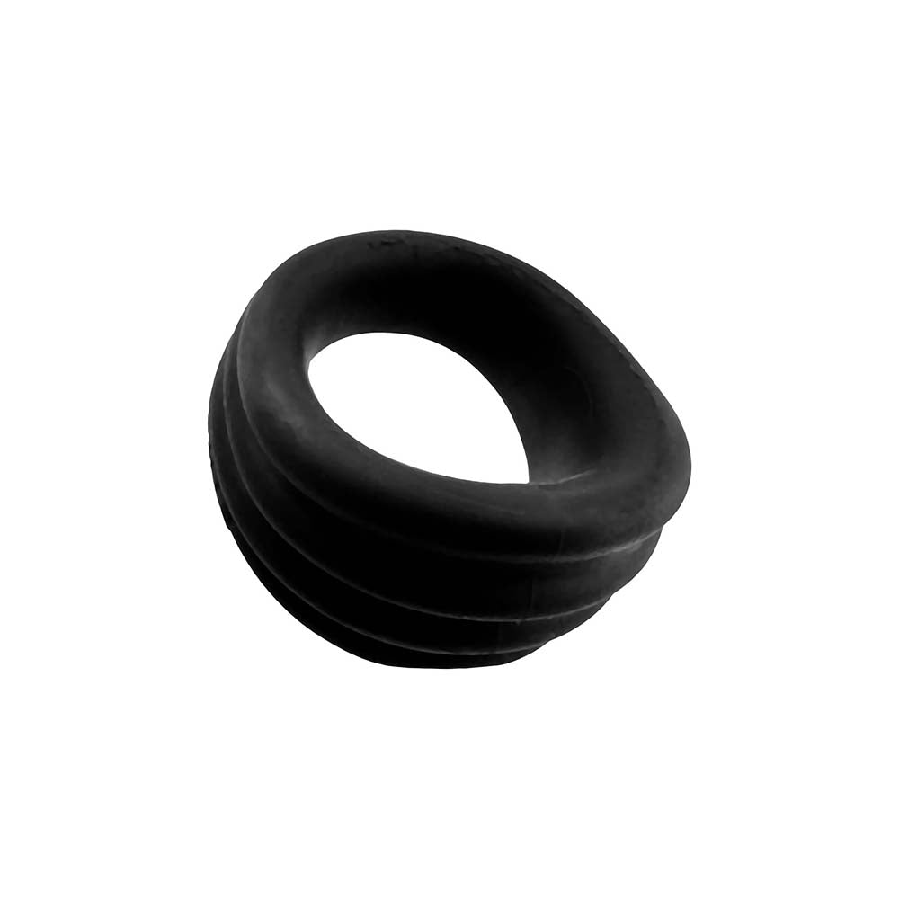 Hunky Junk Expander Slimmer Scoop Cockring - Black Fog